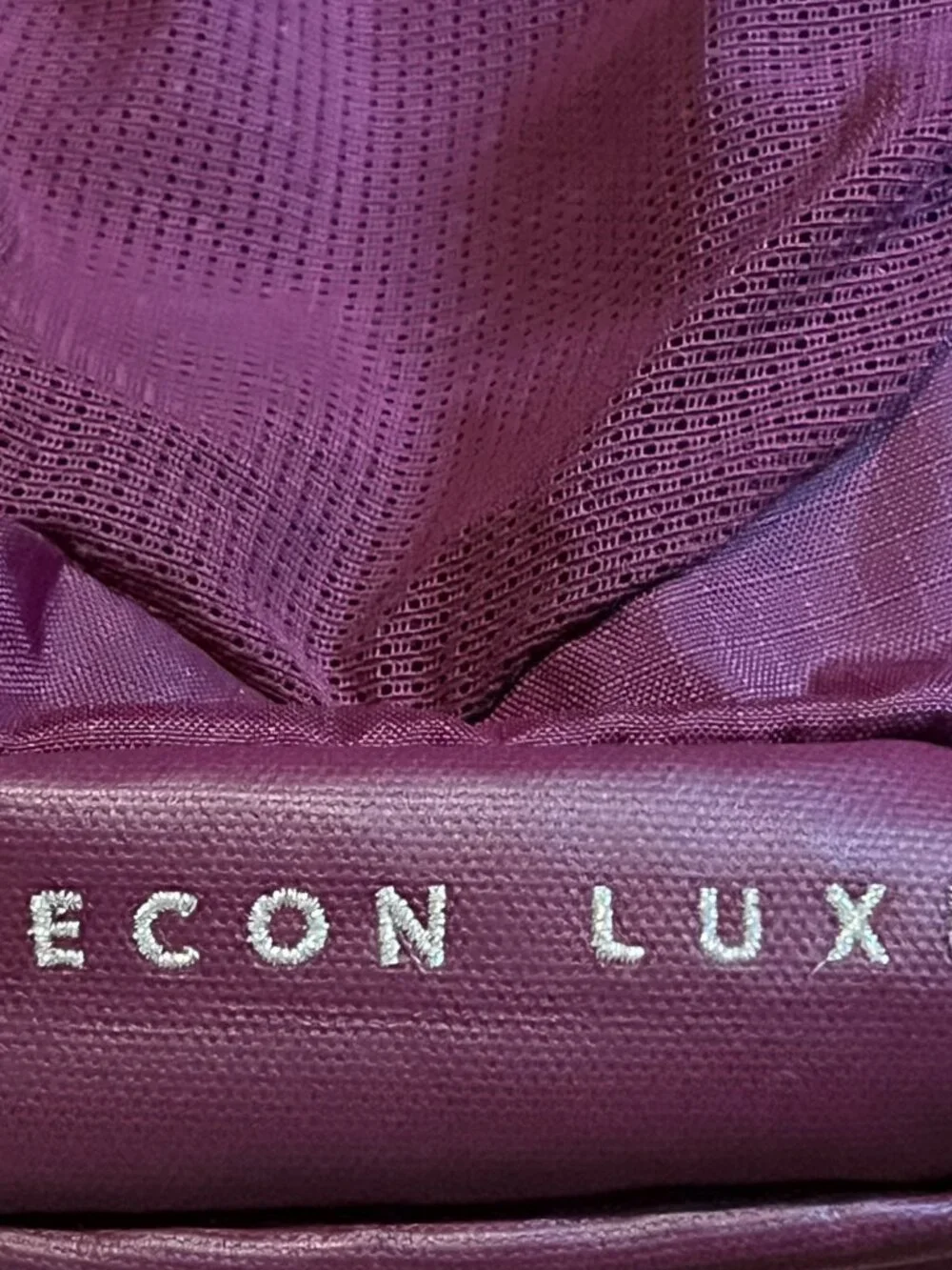 The North Face Recon 30L Luxe Backpack - Plum/Burgundy with Rose Gold Accents